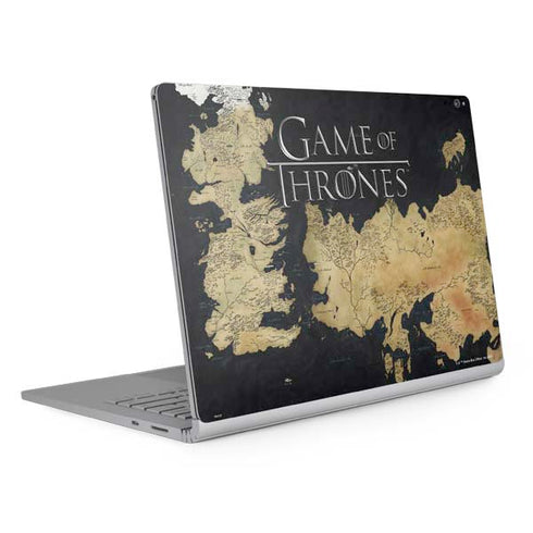 Game of Thrones: Westeros Map Surface Book 2 15in Skin